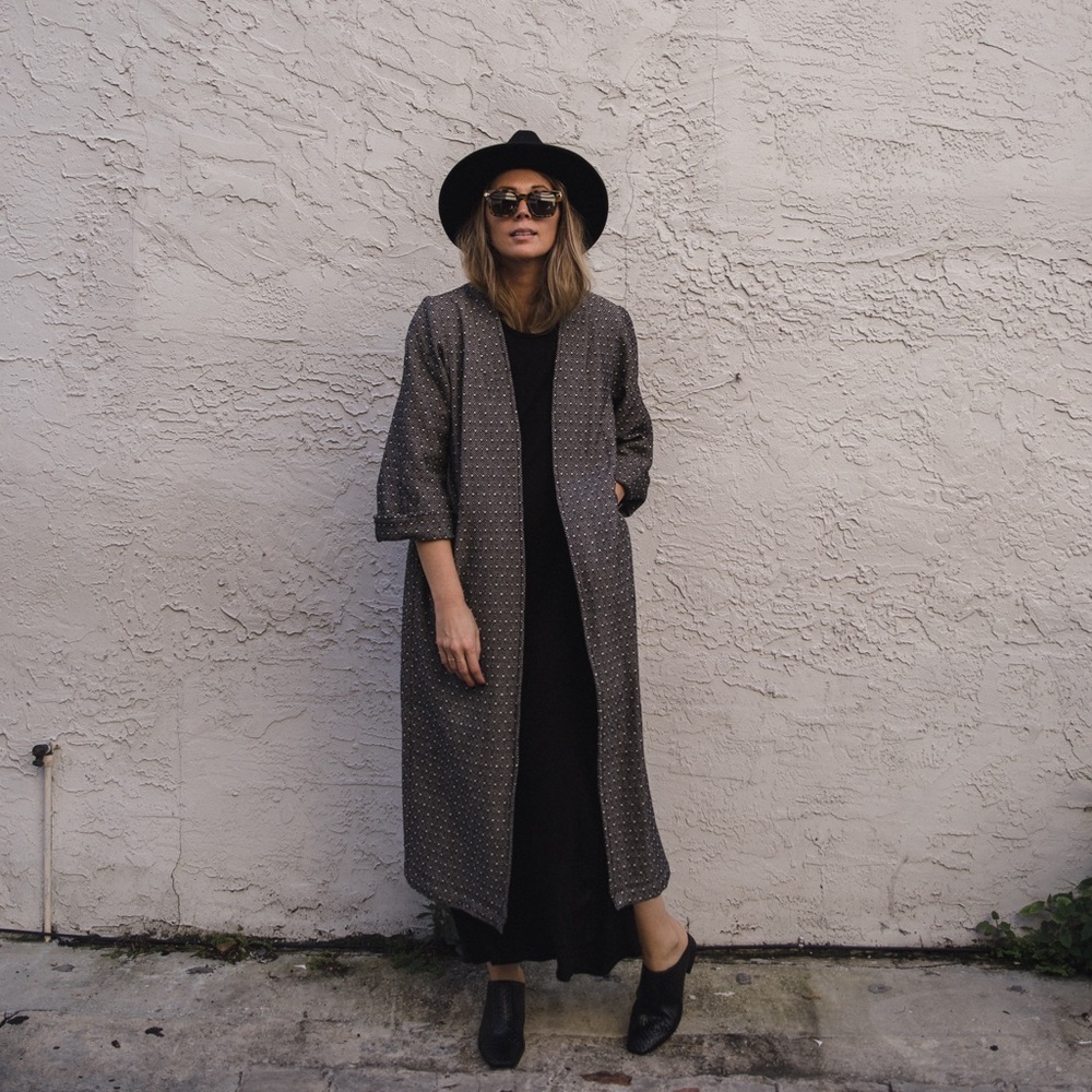 Elegant Gray Trench Coat for Women